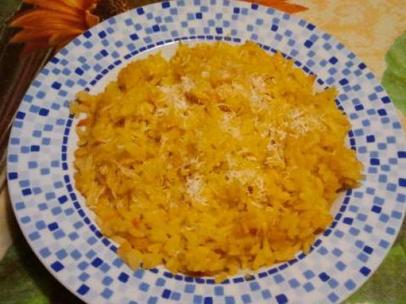 Risotto alla zucca profumato