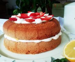 VICTORIA SPONGE fragole e limoni
