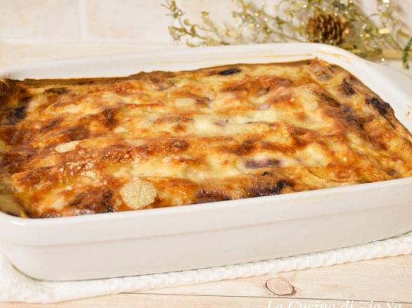 Lasagne radicchio e gorgonzola