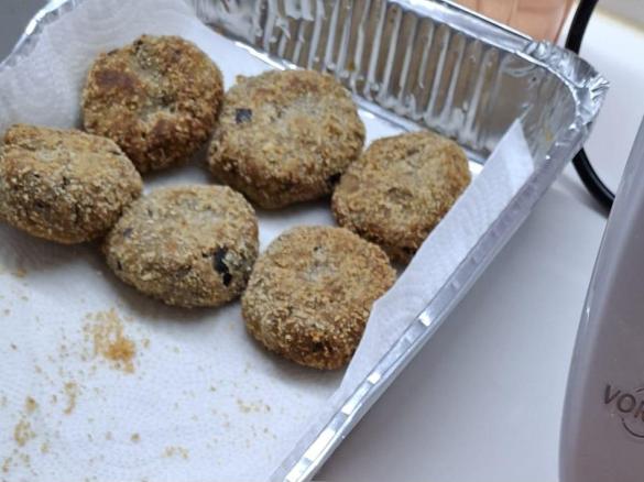 Polpette di melanzana e tonno