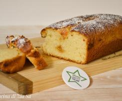 Plumcake alla confettura di pesche senza uova "contest pesche"