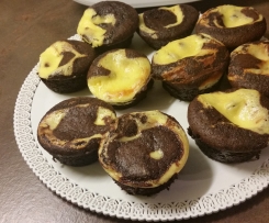 Black bottom cupcake