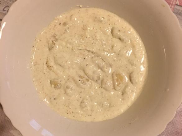 Gnocchi alla crema di ricotta e noci