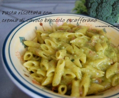 PASTA RISOTTATA CON CAVOLO BROCCOLO E ZAFFERANO