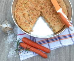 Focaccia con  Carote e Fontina (a modo mio )