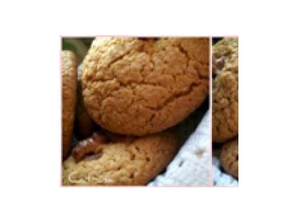 Biscotti con fiocchi d'avena e noci