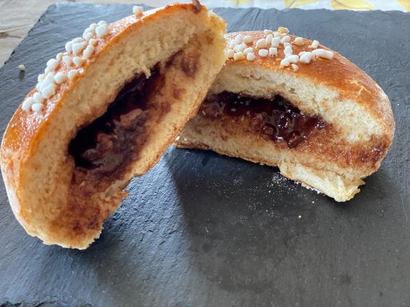 Panini di banana al cioccolato