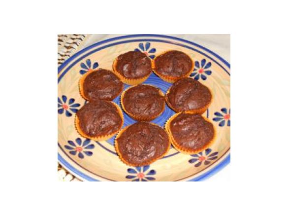 Muffin al cioccolato e burro d'arachidi