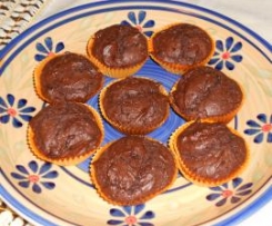 Muffin al cioccolato e burro d'arachidi