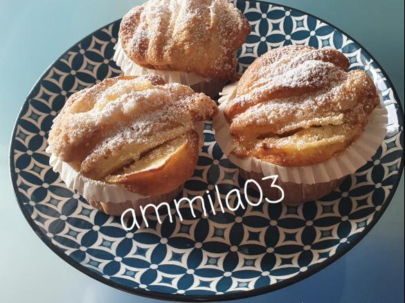 Muffins mele&amaretti