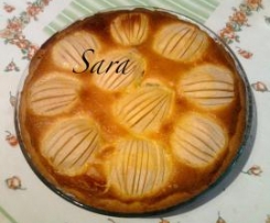 CROSTATA MORBIDA CON MELE UVETTA E CREMA