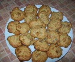 Biscotti ai datteri e uvetta