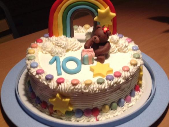 Torta Arcobaleno per compleanno