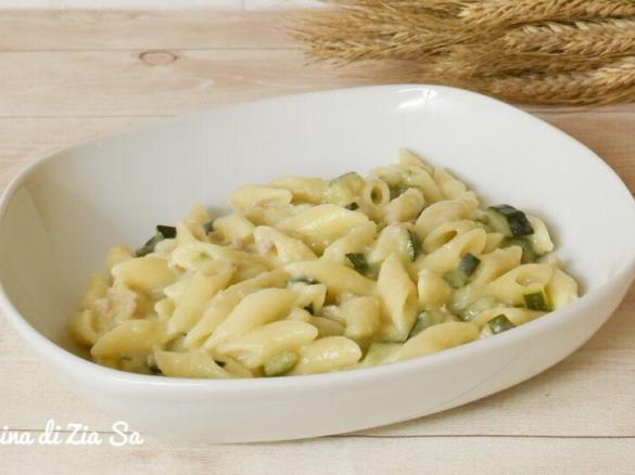 Pasta risottata zucchine e salsiccia