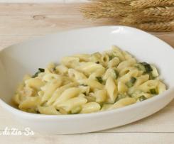 Pasta risottata zucchine e salsiccia