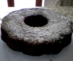 Ciambella all'arancia e briciole di cioccolato fondente