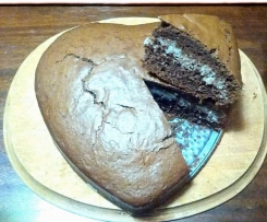 TORTA NESQUIK CON CUORE AL COCCO