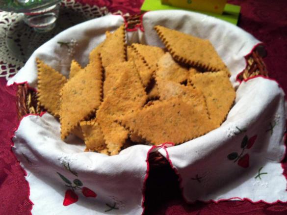 Crackers al rosmarino