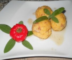 Gnocchi di Polenta con Bagoss e Salamella 