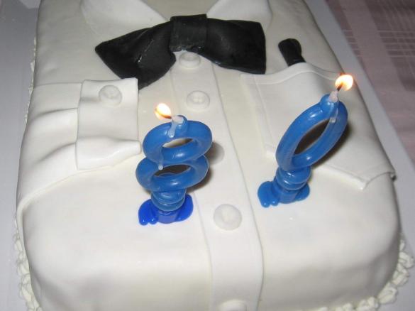 Torta camicia 80esimo compleanno