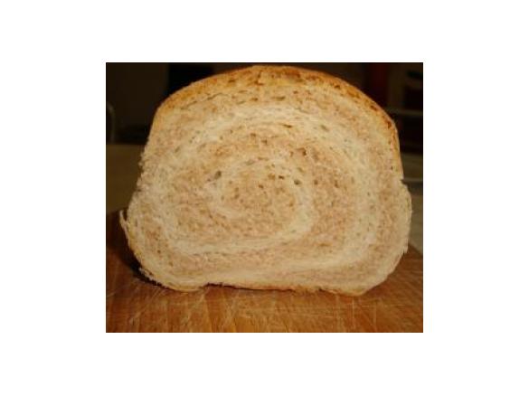 pane in cassetta con girandola al farro