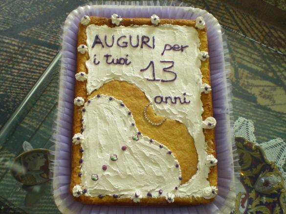 torta di compleanno