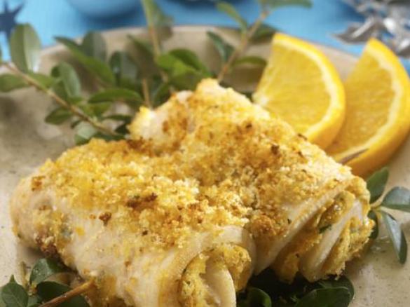 Braciole di pesce spada all'arancia profumati al mirto