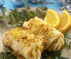 Braciole di pesce spada all'arancia profumati al mirto