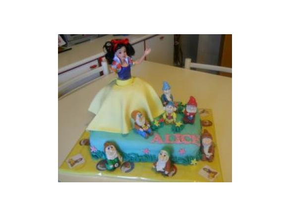 torta biancaneve e i 7 nani
