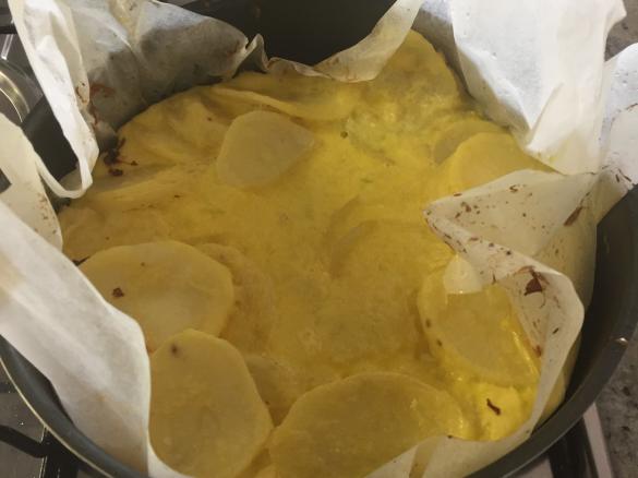 Frittata di porri e patate