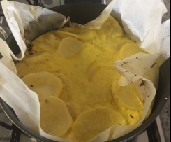 Frittata di porri e patate