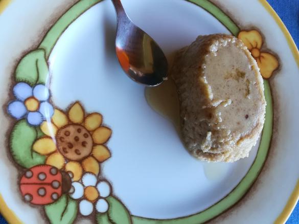 Budino banana e amaretto