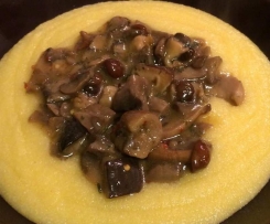 Polenta con i funghi