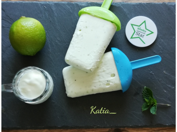 Ghiaccioli cremosi al mojito