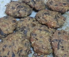 Schiacciatine di carne e melanzane