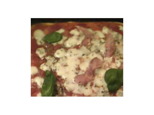 Pizza con impasto alla rucola