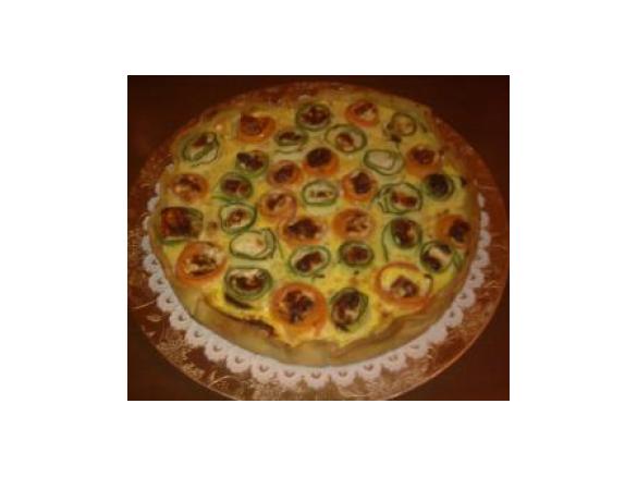 TORTA SALATA RICOTTA GORGONZOLA E ZUCCHINE