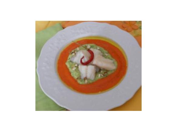 BACCALA' SU CREMA DI PEPERONE E PURE DI PATATE TEAM SESSA DIV.AUSONIA 63
