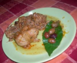 TACCHINO  in umido con le olive