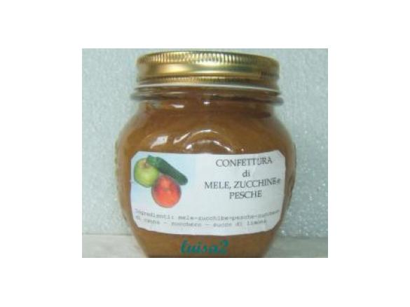 confettura di mele zucchine pesche