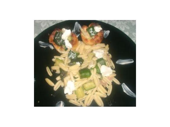 conchiglie con zucchine e menta