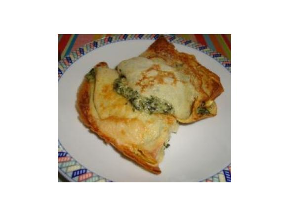 crespelle alla catalogna e pancetta affumicata