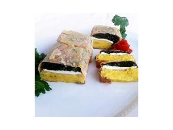 Terrina dello Chef  vestita con formaggio  primo sale  x buffet