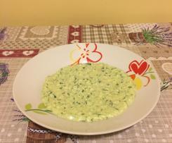 Risotto alla ricotta e basilico