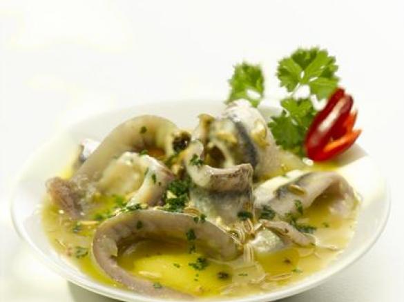 Antipasto di alici agli agrumi