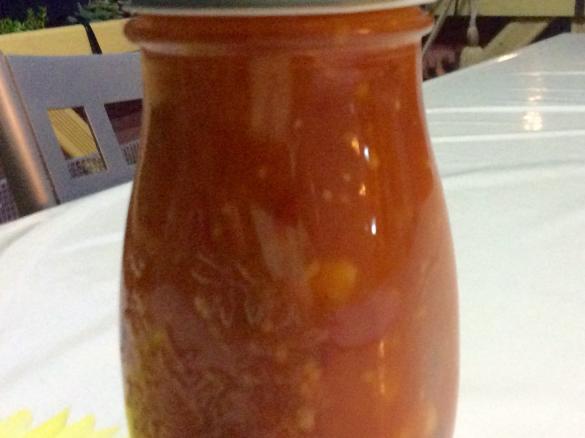 Salsa pomodori e peperoni