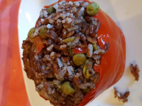 Peperoni Ripieni Riso e Piselli