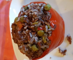 Peperoni Ripieni Riso e Piselli