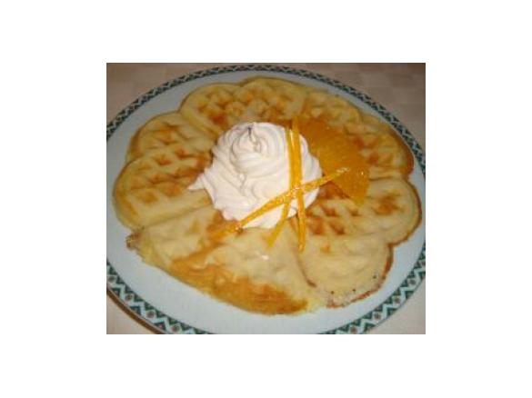 spuma al cointreau in cialda