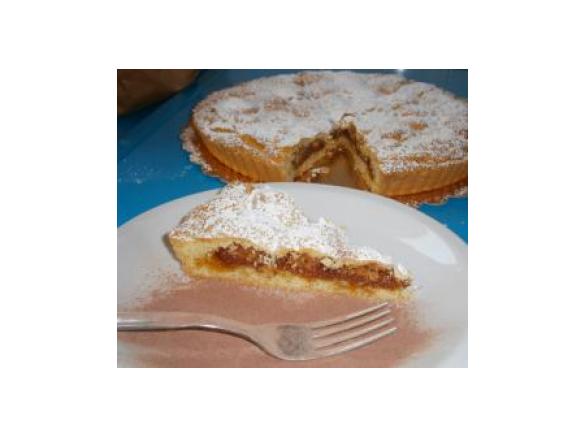 crostata albicocche e amaretti